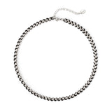 Girocollo rodio Fusion - Nero - Sodini Bijoux