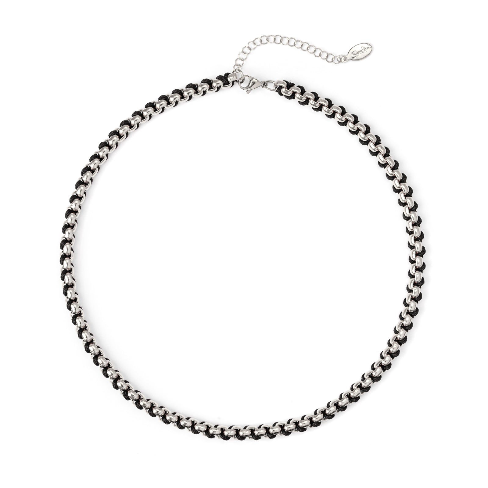 Girocollo rodio Fusion - Nero - Sodini Bijoux