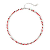 Girocollo rodio Fusion - Rosso - Sodini Bijoux
