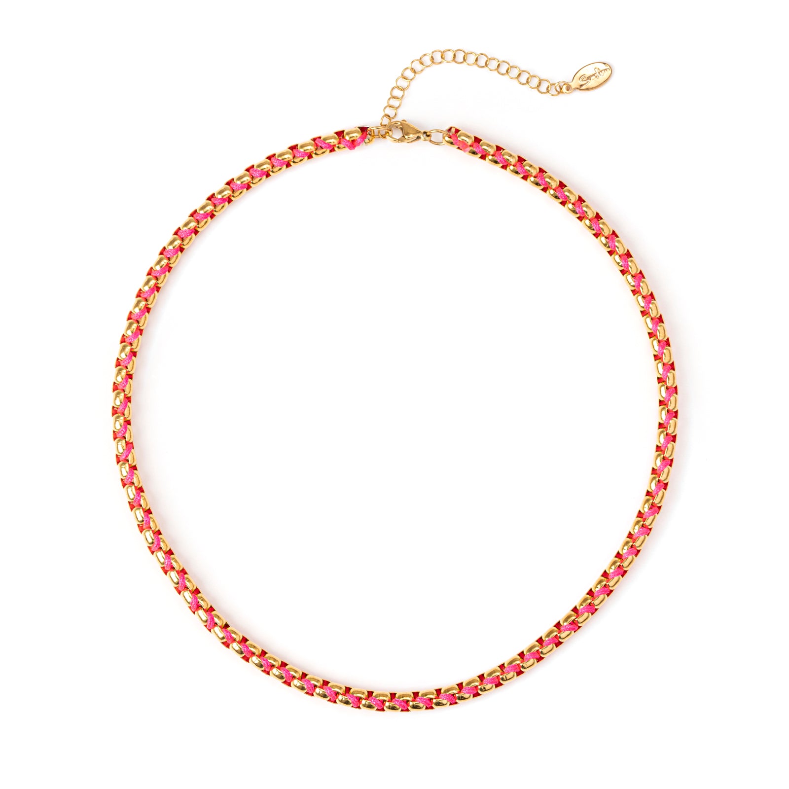 Girocollo oro Fusion - Fucsia - Sodini Bijoux