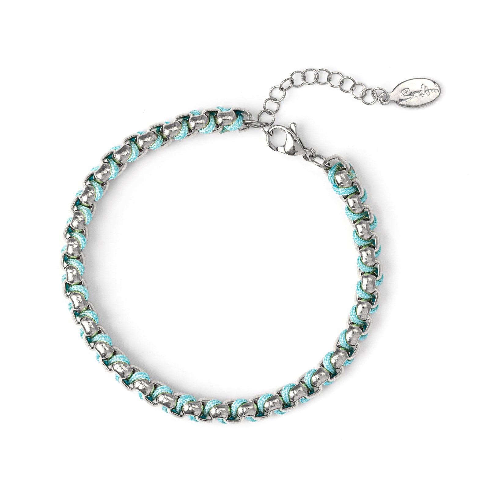 Bracciale rodio Fusion - Turchese - Sodini Bijoux