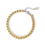 Bracciale rodio Fusion - Giallo - Sodini Bijoux