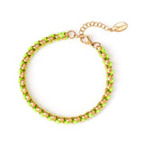 Bracciale oro Fusion - Verde chiaro - Sodini Bijoux