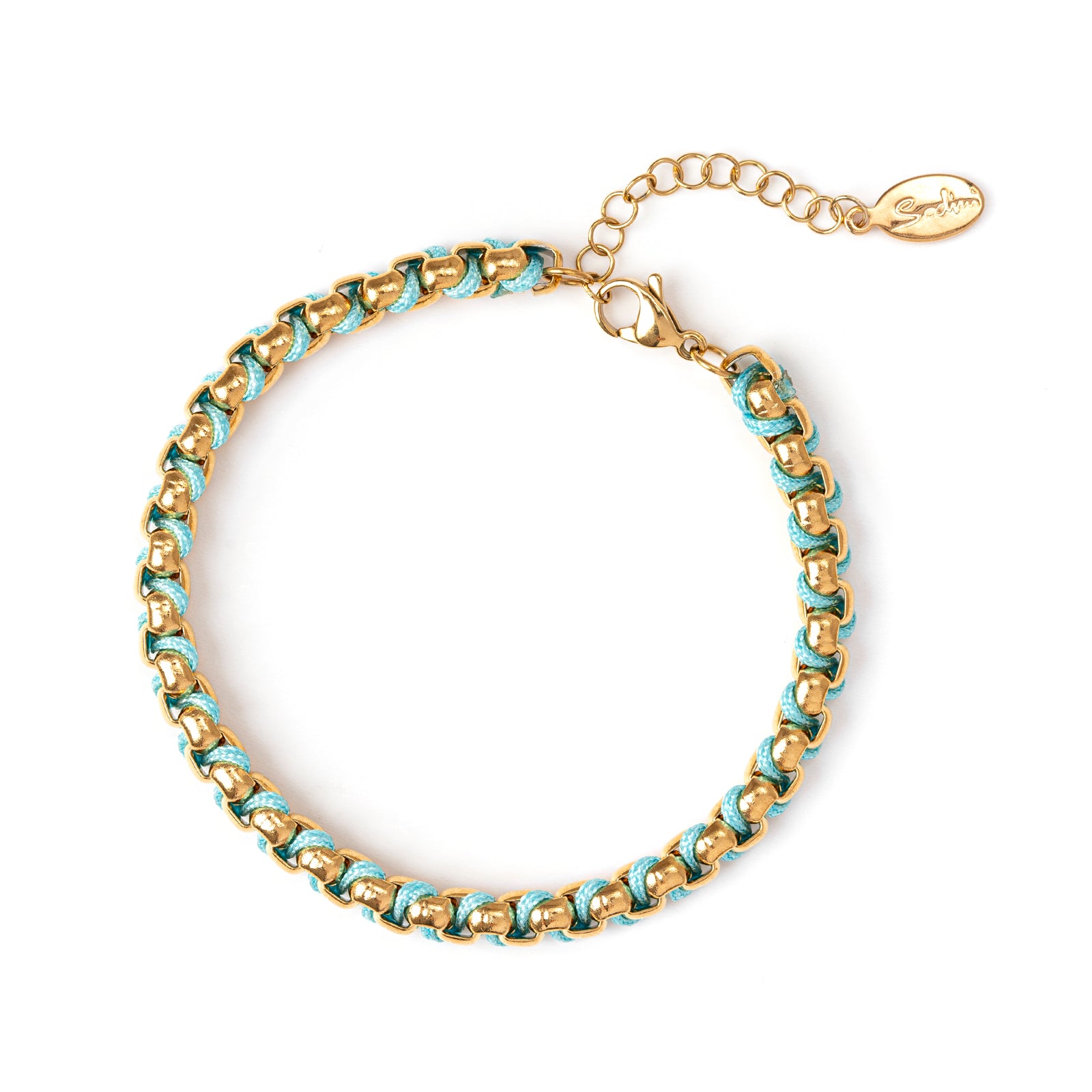 Bracciale oro Fusion - Turchese - Sodini Bijoux
