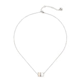 Girocollo a due cubetti Candy - Bianco e grigio - Sodini Bijoux