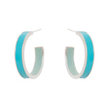 Orecchini a fascia Candy - Blu - Sodini Bijoux