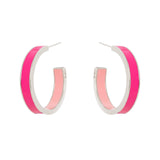 Orecchini a fascia Candy - Rosa e fucsia - Sodini Bijoux