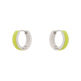 Piccoli orecchini a fascia Candy - Verde - Sodini Bijoux