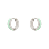 Piccoli orecchini a fascia Candy - Acquamarina - Sodini Bijoux