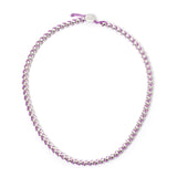 Collana corta Fusion - Rodio e viola - Sodini Bijoux