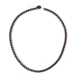 Short necklace Fusion - Black and white - Sodini Bijoux