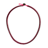 Collana corta Fusion - Nero e fucsia - Sodini Bijoux