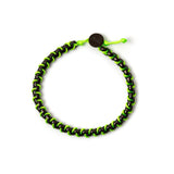 Bracciale catena e cordino Fusion - Nero e verde - Sodini Bijoux