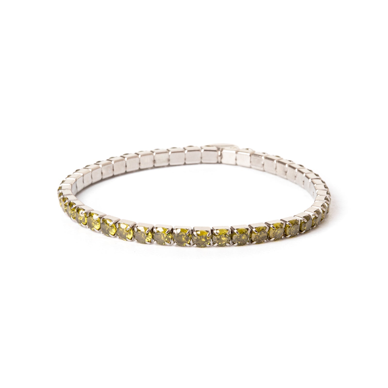 Bracciale elastico piccoli zirconi Venus - Verde - Sodini Bijoux