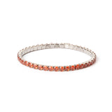 Bracciale elastico piccoli zirconi Venus - Arancio - Sodini Bijoux