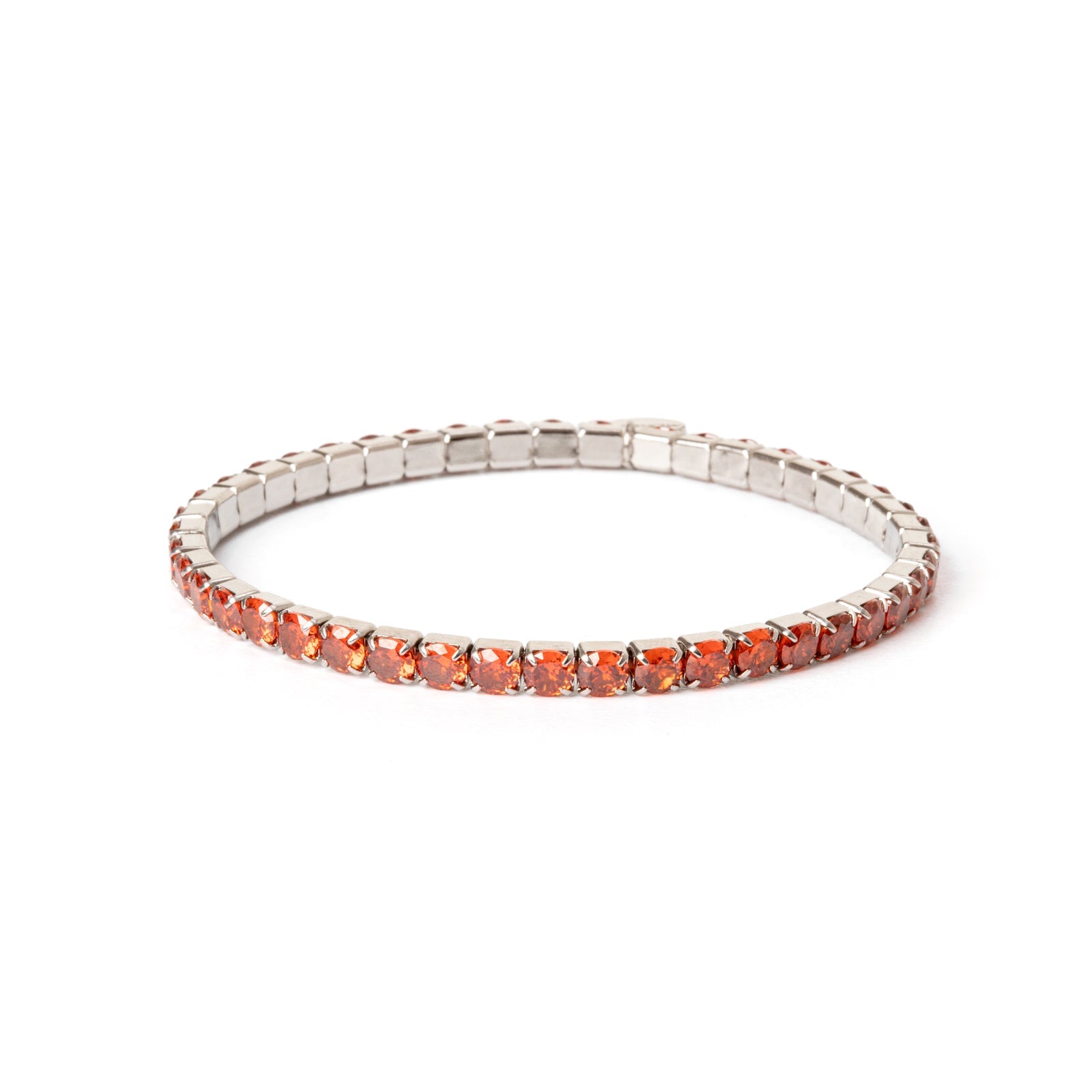 Bracciale elastico piccoli zirconi Venus - Arancio - Sodini Bijoux