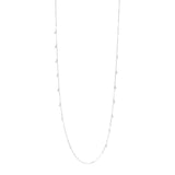 Collana lunga e piccoli cristalli Lucciolina - Bianco - Sodini Bijoux