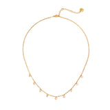 Collana corta e piccoli cristalli Lucciolina - Champagne - Sodini Bijoux