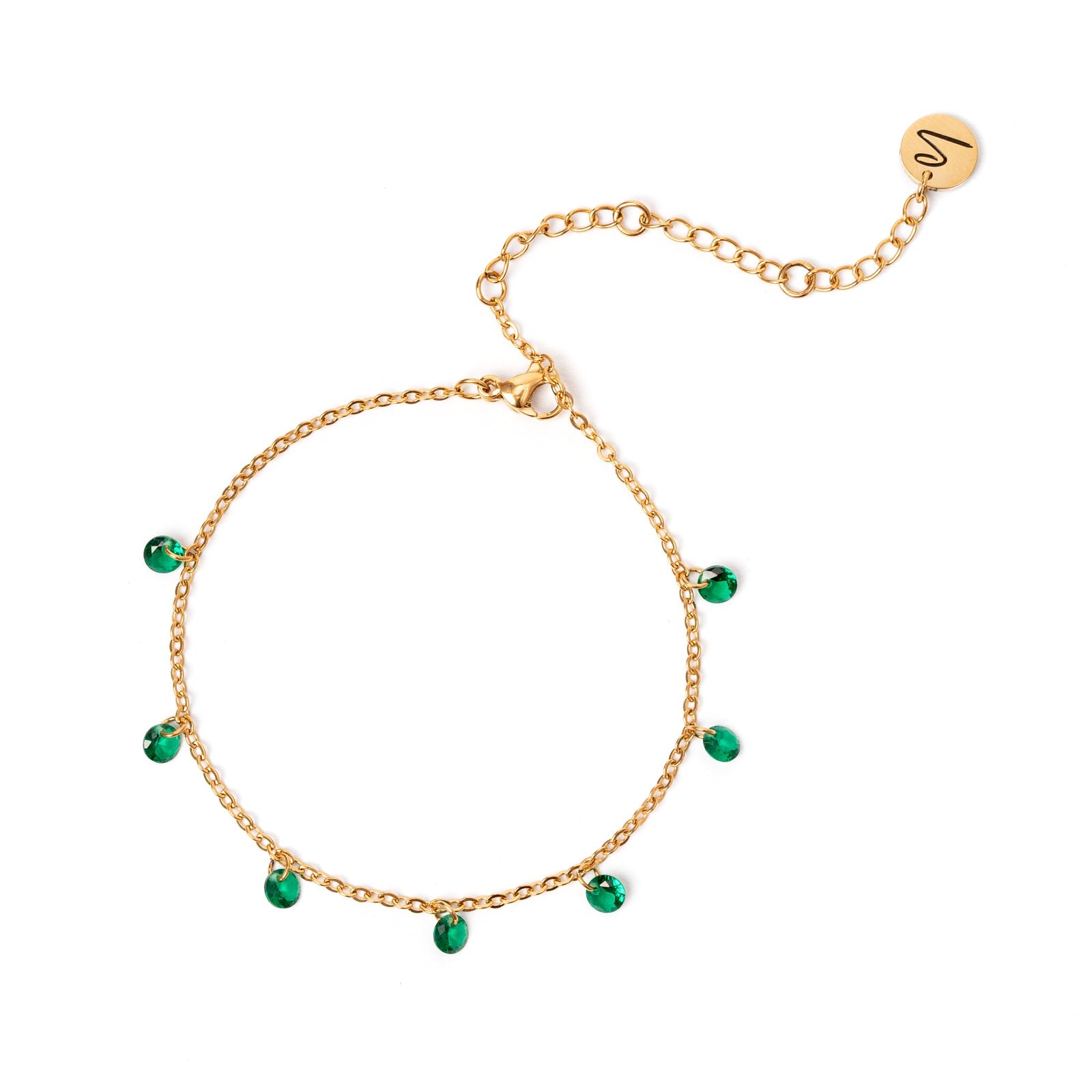 Bracciale con piccoli cristalli Lucciolina - Verde - Sodini Bijoux