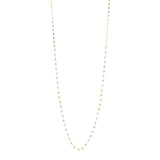 Collana lunga catena e sfere incatenate Izu - Verde - Sodini Bijoux