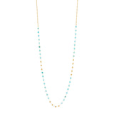 Collana lunga catena e sfere incatenate Izu - Turchese - Sodini Bijoux