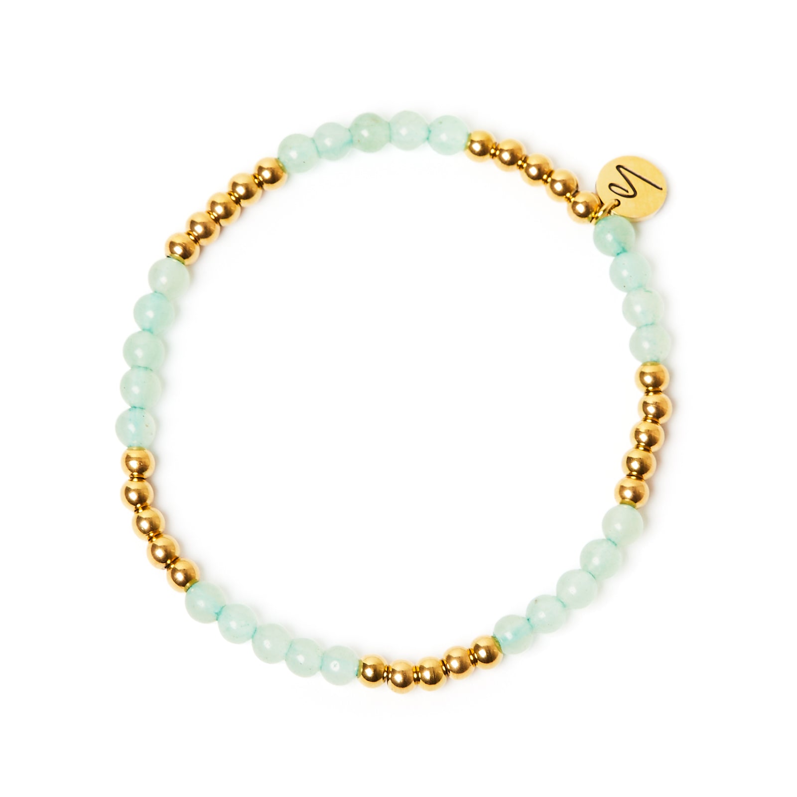 Bracciale elastico sfere e boule Izu - Verde - Sodini Bijoux