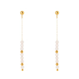 Long earrings Izu - Green - Sodini Bijoux