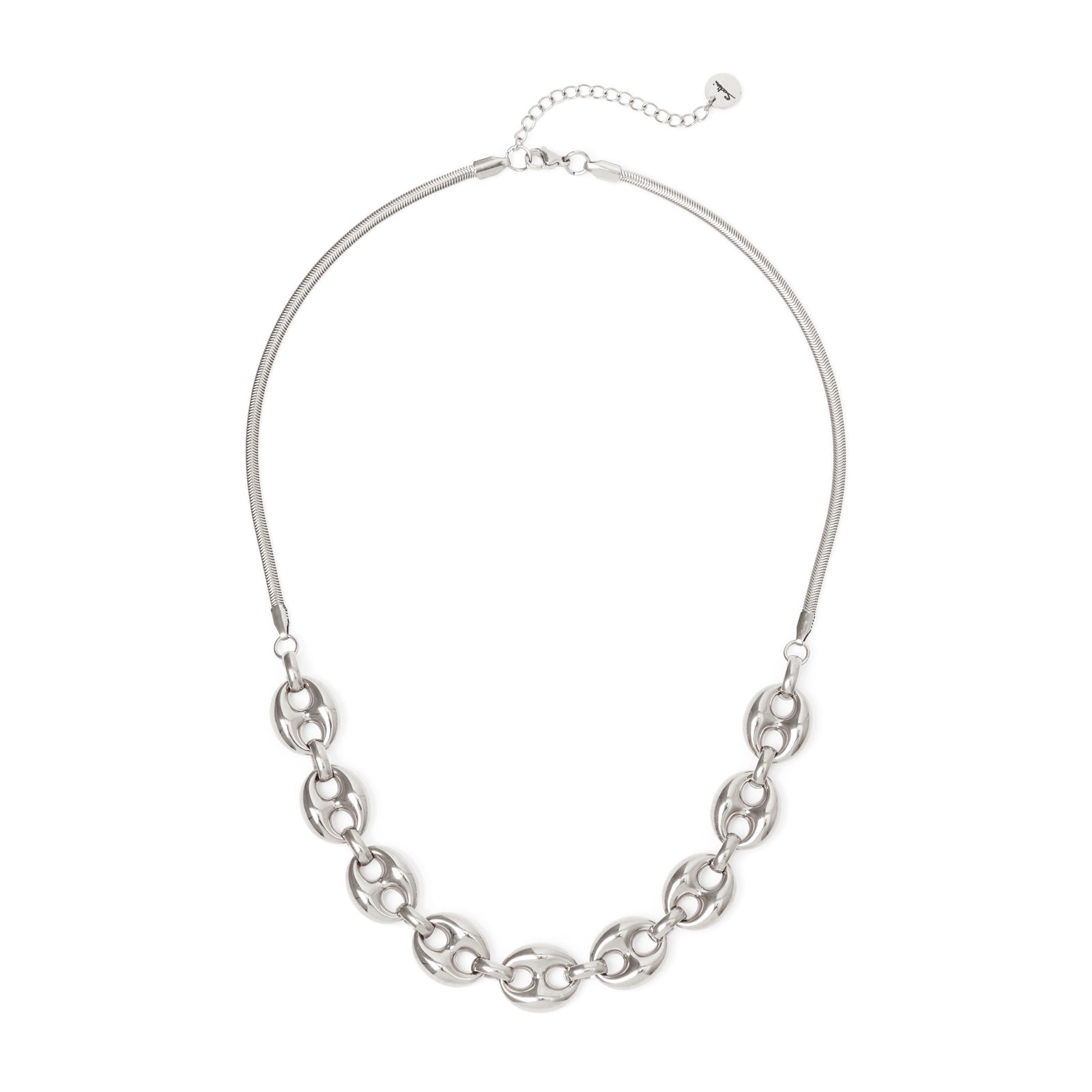 Catena serpentina e maglie marine Maris - Argento - Sodini Bijoux