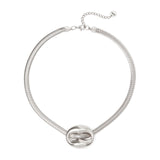 Collana con elemento maglia marina grande Maris - Argento - Sodini Bijoux