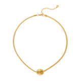 Collana con elemento maglia marina piccola Maris - Oro - Sodini Bijoux