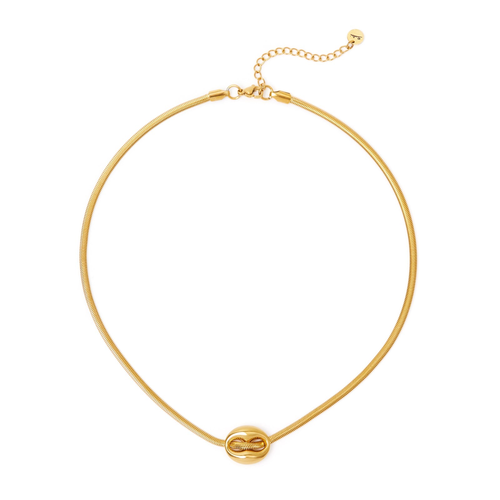 Collana con elemento maglia marina piccola Maris - Oro - Sodini Bijoux