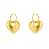 Orecchini a cuore Maris - Oro - Sodini Bijoux