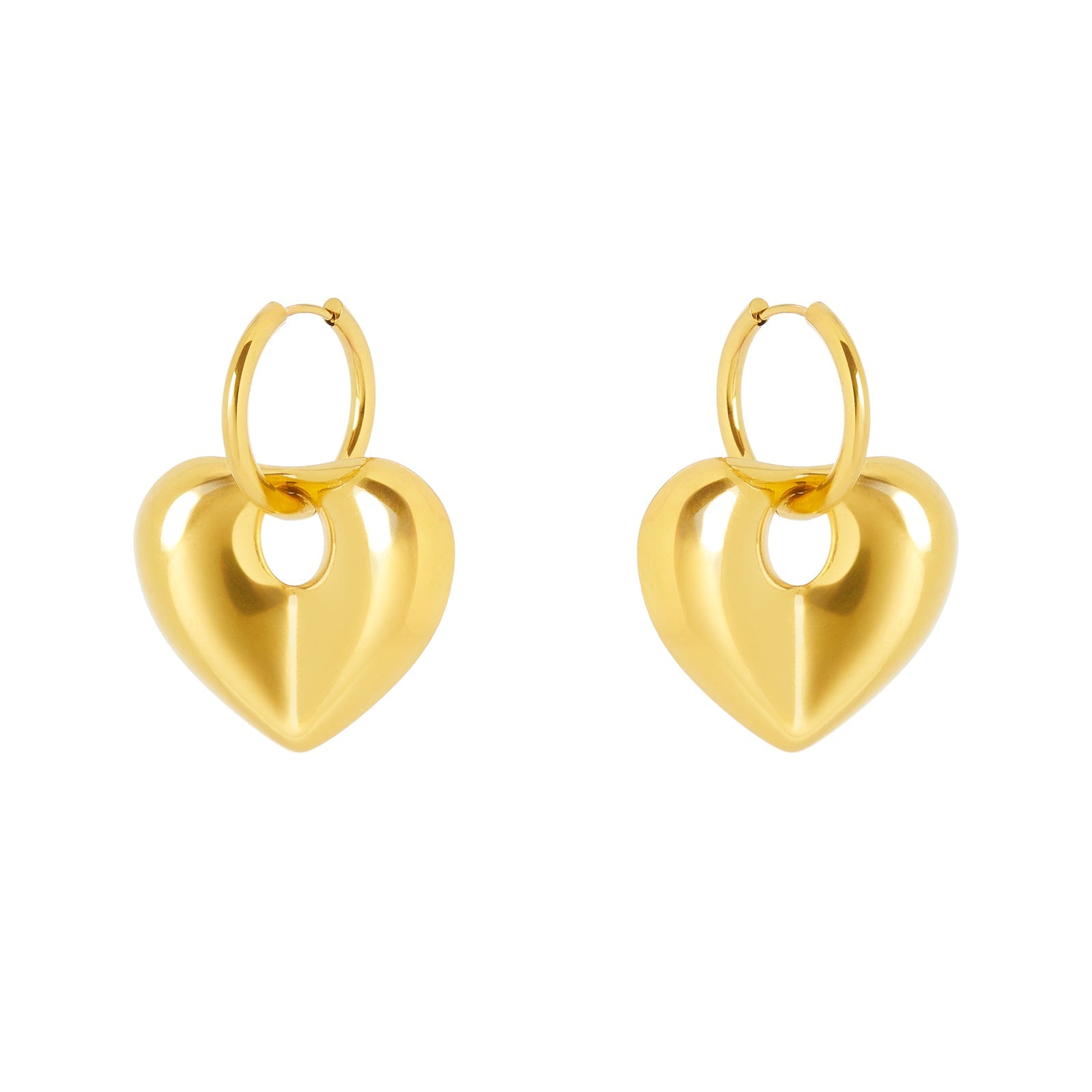 Orecchini a cuore Maris - Oro - Sodini Bijoux