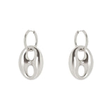 Orecchini a maglia marina grande Maris - Argento - Sodini Bijoux