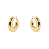 Orecchini a cerchio spesso Domus - Oro - Sodini Bijoux