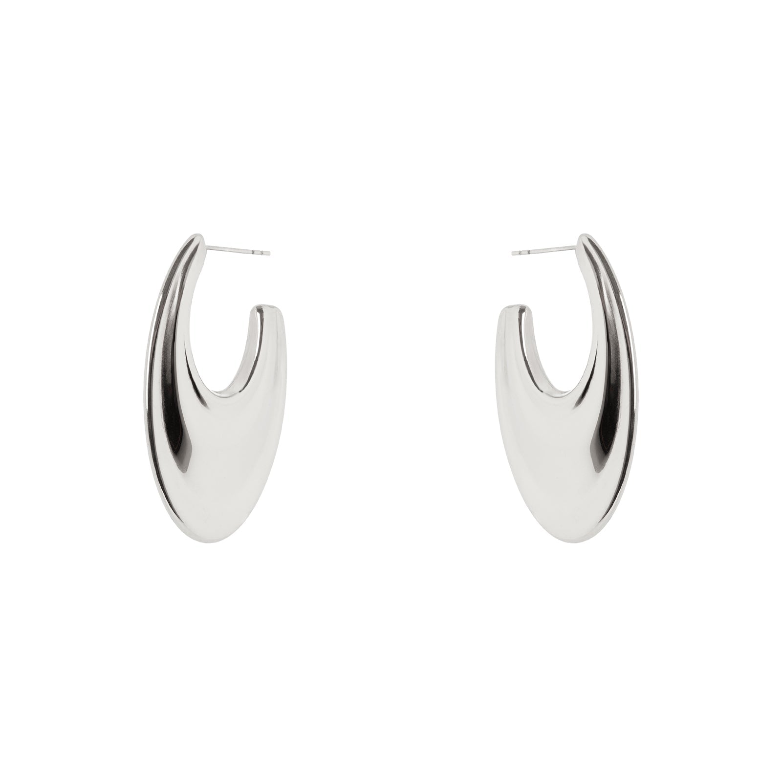 Orecchini a cerchio sottile Domus - Argento - Sodini Bijoux