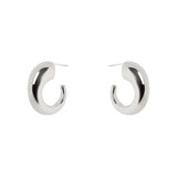 Orecchini a cerchio svasato Domus - Argento - Sodini Bijoux