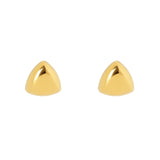 Orecchini a triangolo tridimensionale Domus - Oro - Sodini Bijoux