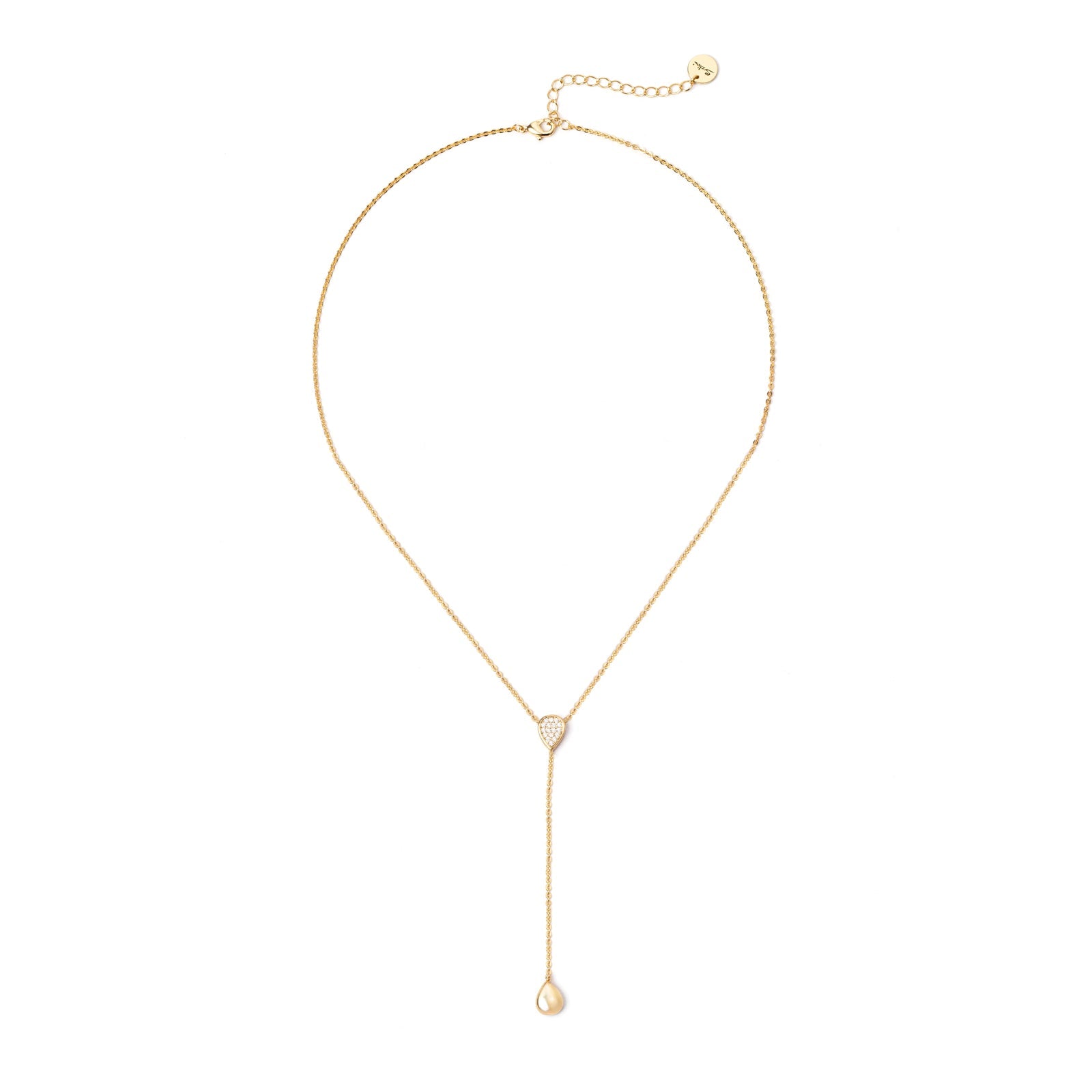 Collana corta a Y Gocciolina - Oro - Sodini Bijoux