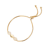 Bracciale a tre gocce Gocciolina - Oro - Sodini Bijoux