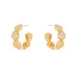 Orecchini a cerchio Gocciolina - Oro - Sodini Bijoux