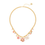 Choker gourmette and pendants Hanami - Multicolor - Sodini Bijoux