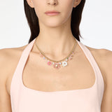 Choker gourmette and pendants Hanami - Multicolor - Sodini Bijoux