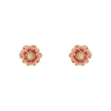Orecchini piccolo fiore Hanami - Rosa - Sodini Bijoux