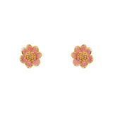 Orecchini mini fiore Hanami - Rosa - Sodini Bijoux