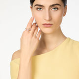 Two-flower ring Hanami - Pink - Sodini Bijoux