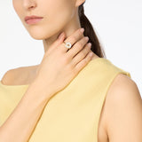 Anello con fiorellino Hanami - Bianco - Sodini Bijoux