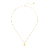 Short necklace with lemon Juicy - Multicolor - Sodini Bijoux