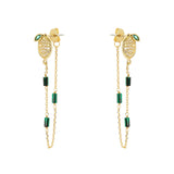Orecchini limone e catenella Juicy - Multicolor - Sodini Bijoux