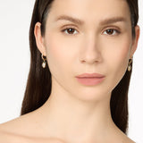 Orecchini cerchio e limone pavè Juicy - Multicolor - Sodini Bijoux